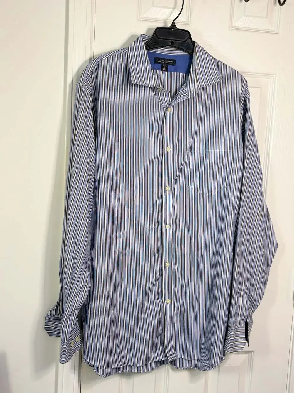 Banana Republic Non-Iron Classic Fit Striped Button-Down Shirt #1450